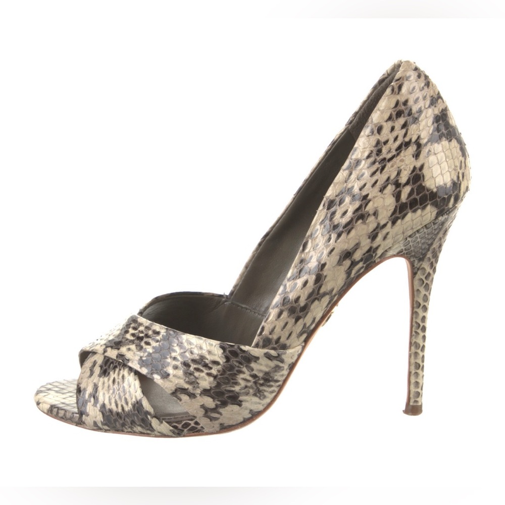 Tory Burch Snakeskin Animal Print Sandals